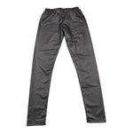 LU LU BY MISS GRANT leggins tinta unita in ecopelle Nero per Bambina LL3175 NERO LU LU BY MISS GRANT 
