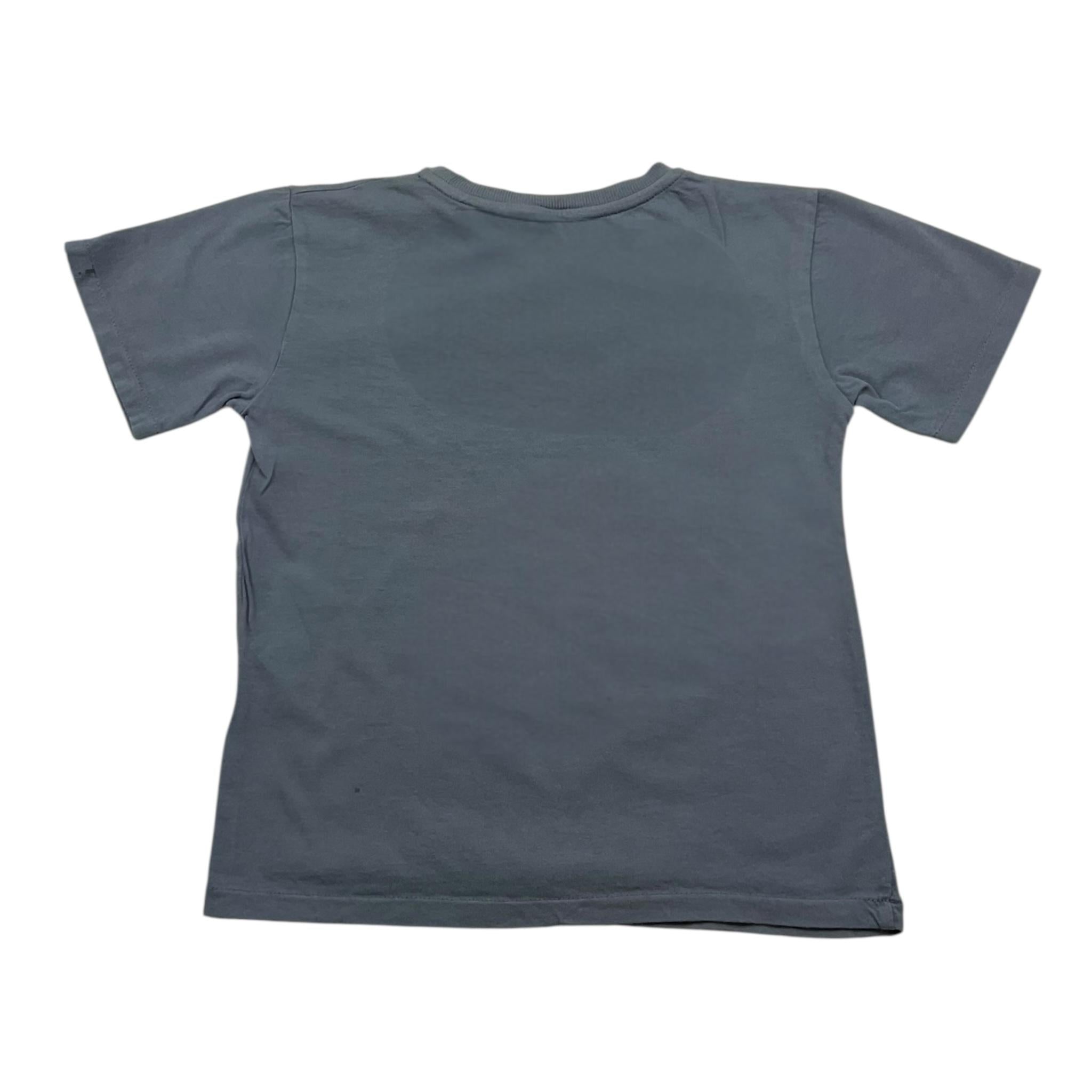 Babe & Tess T-Shirt Girocollo Tinta Unita con Stampa per Bambina 21518156 BLU BABE & TESS 