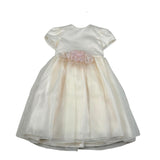 Childrenfashionatelier Abito Cerimonia Tinta Unita Mezza Manica per Bambina 2100 ROSA CHILDRENFASHIONATELIER 