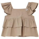 Liu Jo Top Giromanica Tinta Unita per Bambina KA5140 BEIGE LIU JO 