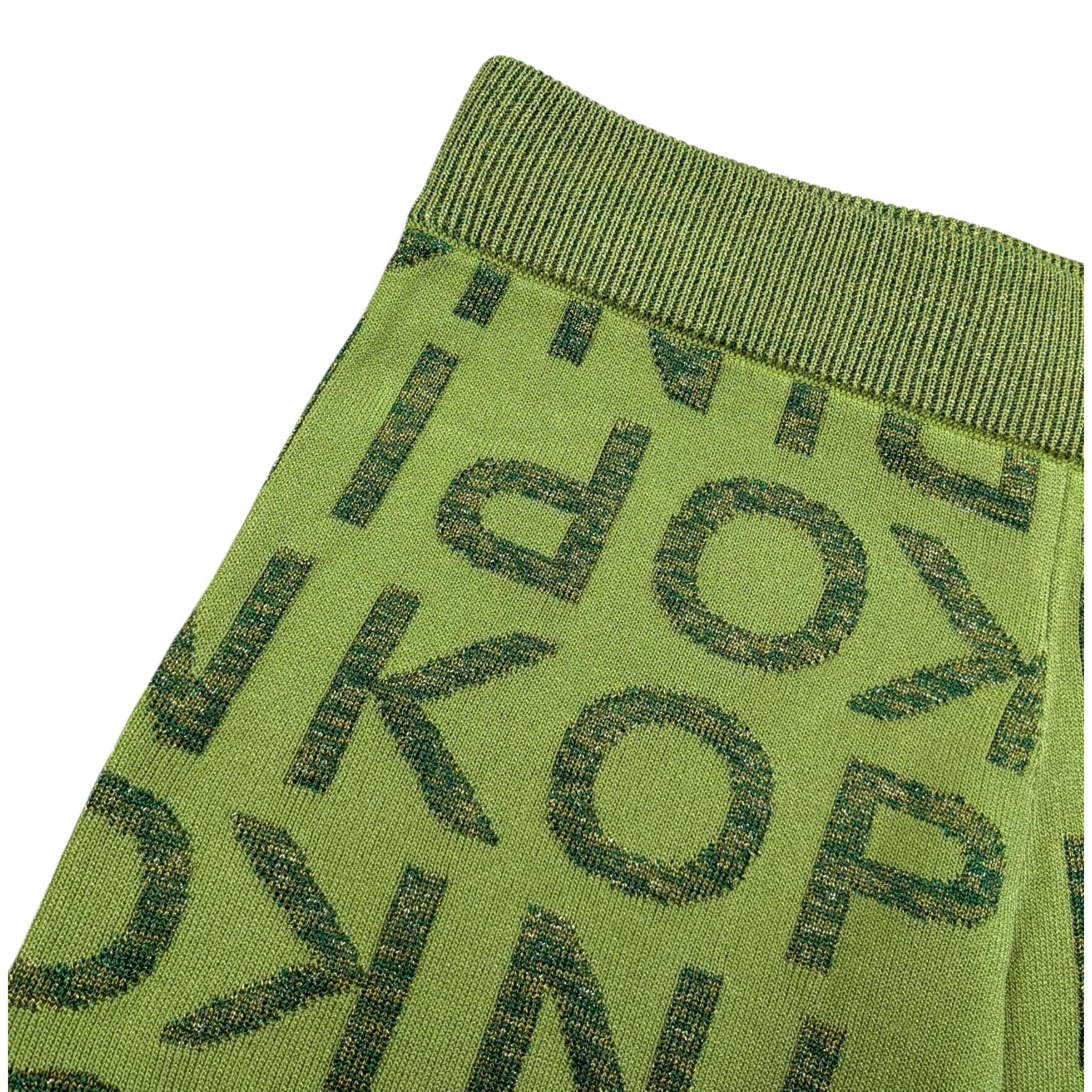 Pinko Shot In Filo Tinta Unita con Logo per Bambina KFBE004X VERDE PINKO 