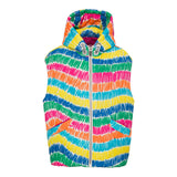 KHRISJOY giubbino tinta unita smanicato con zip e fantasia multicolor Bianco per Bambina KU2P32 BIANCO KHRISJOY 