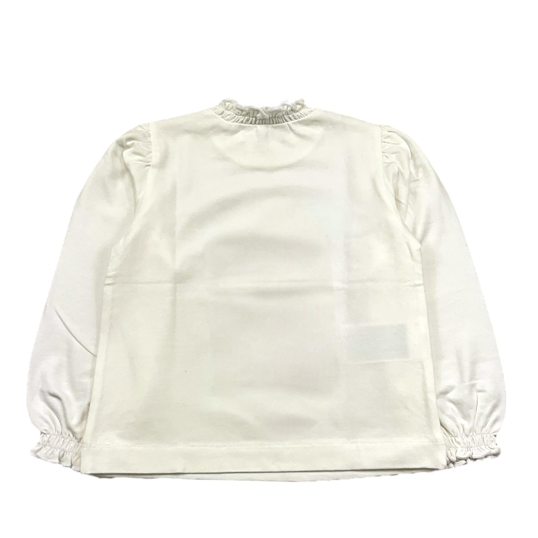 MAYORAL shirt girocollo tinta unita con stampa in contrasto Bianco per Neonata 2045N BIANCO MAYORAL 