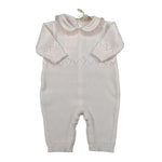 Bimbalo' Tutina Tinta Unita con Colletto per Neonata 7575 ROSA BIMBALO' 