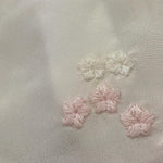 Barcellino Bavetta Tinta Unita con Stampa per Neonata 9431 BIANCO BARCELLINO 