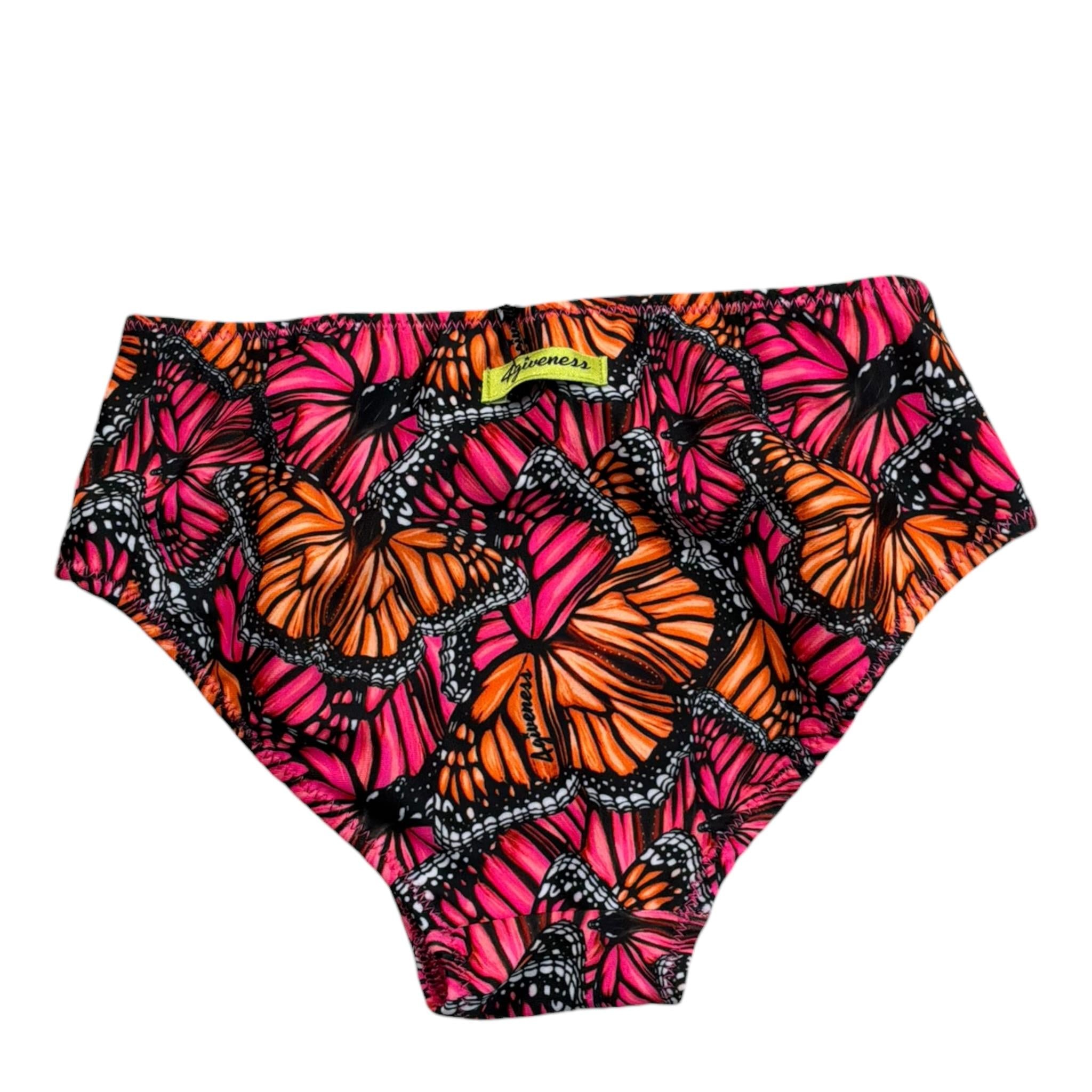 4Giveness Costume Modello Slip Multicolor con Fantasia per Neonata FGBN3970 FUXIA 4GIVENESS 