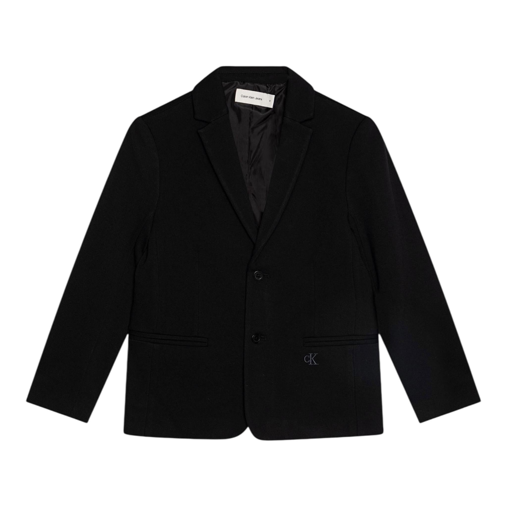 Calvin Klein Giacca Tinta Unita con Bottoni per Bambino IB0IB02418 BLU CALVIN KLEIN 