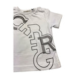 Iceberg T-Shirt Girocollo Tinta Unita con Stampa per Neonato TSICE5109B BIANCO ICEBERG 