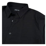 Antony Morato Camicia Manica Lunga Tinta Unita per Bambino MKSL00287 NERO ANTONY MORATO 