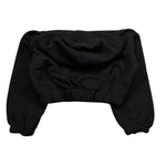 Hinnominate Felpa Tinta Unita con Stampa E Cappuccio per Bambina 3641FY00031 NERO HINNOMINATE 