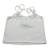 Twinset Top Tinta Unita con Logo per Bambina 251GJ2570X PANNA TWINSET 