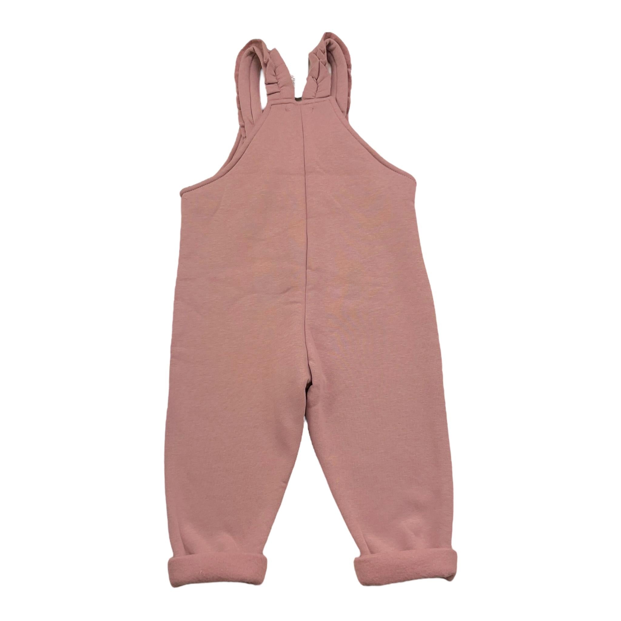 CALAMARO salopette tinta unita Rosa per Neonata 32457N ROSA CALAMARO 