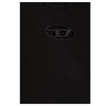 Diesel T-Shirt Girocollo Tinta Unita con Logo per Bambina J01830XX NERO DIESEL 