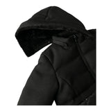 NAME IT cappotto tinta unita con zip e cappuccio Nero per Bambina 132333961 NERO NAME IT 