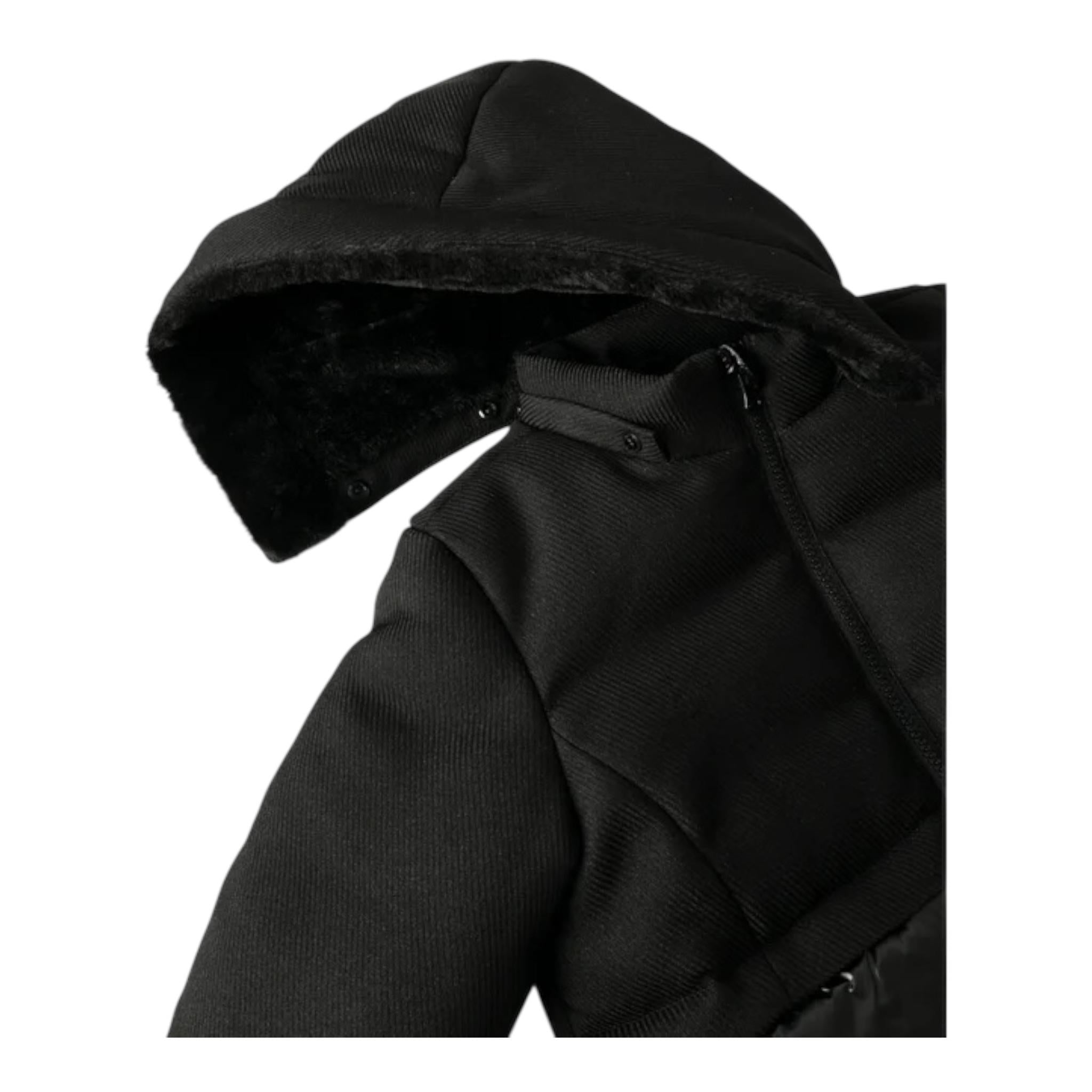 NAME IT cappotto tinta unita con zip e cappuccio Nero per Bambina 132333961 NERO NAME IT 