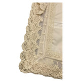 GRANLEI fazzolletto tinta unita Avorio per Neonata 224196 AVORIO GRANLEI 