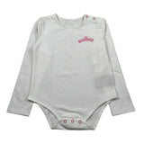 John Richmond Body Manica Lunga tinta unita con Logo Panna per Neonata RIA23096VEN PANNA JOHN RICHMOND 