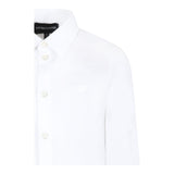 EMPORIO ARMANI camicia tinta unita con logo Bianco per Bambino 8N4CJ0 BIANCO EMPORIO ARMANI 