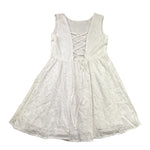 Kocca Abito Giromanica Tinta Unita con Ricami per Bambina P23JAB9316AAUN0000 BIANCO Kocca 