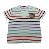 Just Cavalli Polo Mezza Manica Fantasia A Righe per Bambina JGP26070PO PANNA JUST CAVALLI 