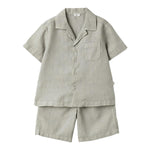 Il Gufo Completo 2 Pezzi Camicia-Bermuda per Bambino P25DP485L6006 GRIGIO IL GUFO 