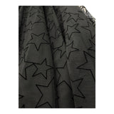 Monnalisa Abito Tinta Unita con Stampa Stelle per Bambina 419201 NERO MONNALISA 