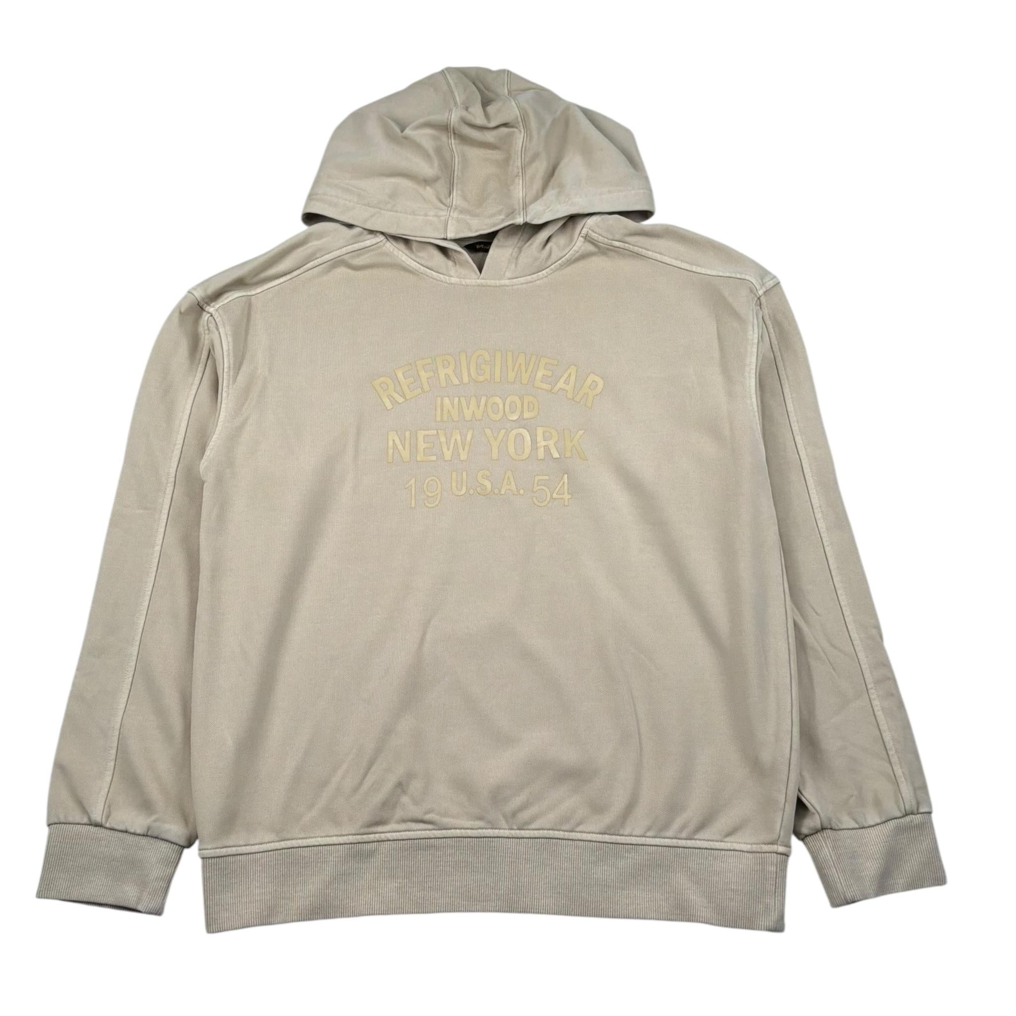 Refrigiwear Felpa Chiusa con Cappuccio Tinta Unita per Bambino 134WRMJS25 BEIGE REFRIGIWEAR 