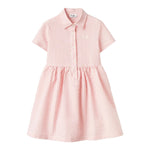 Il Gufo Abito Mezza Manica Tinta Unita con Fantasia A Righe per Neonata P25VM780C1080N BIANCO/ROSA IL GUFO 