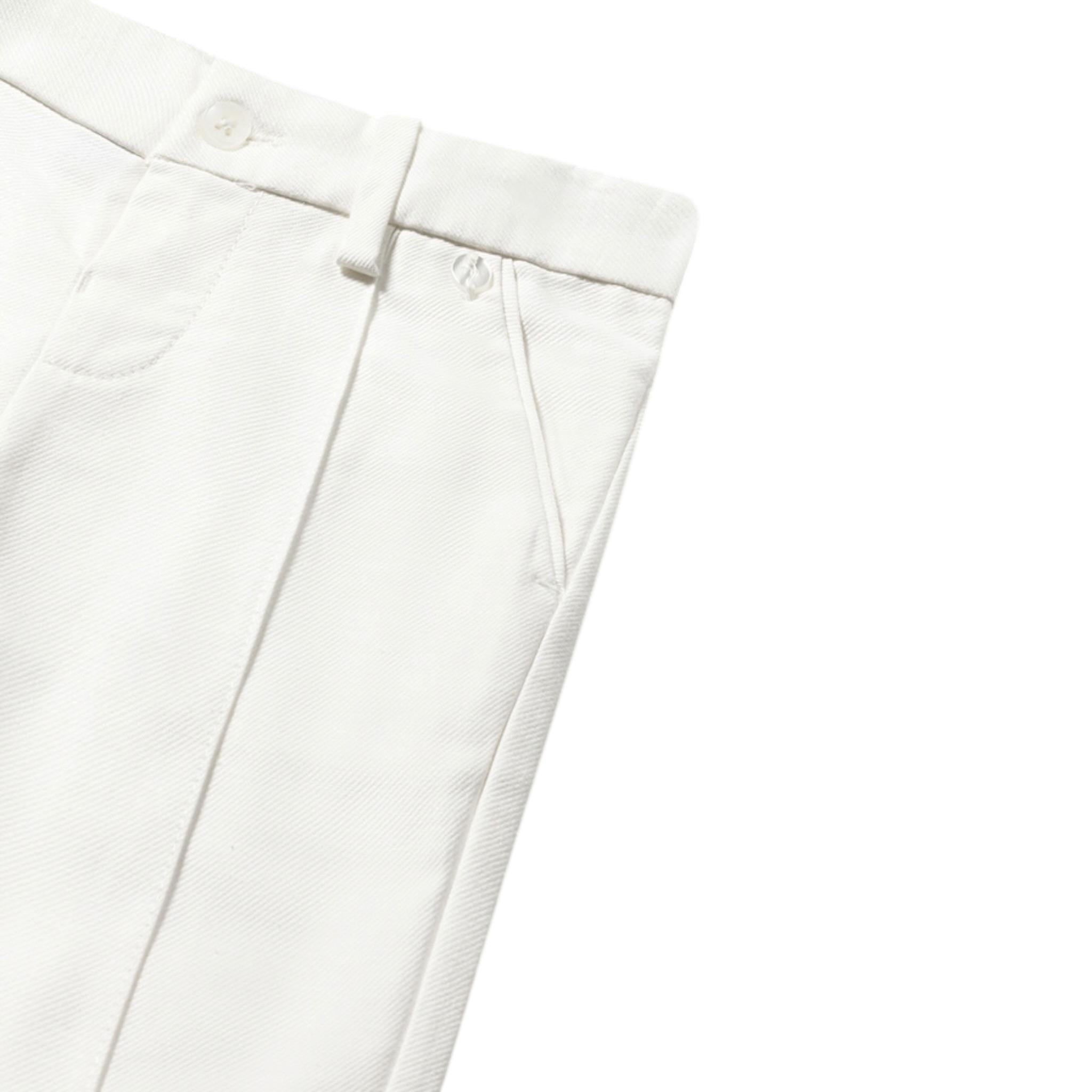 Mayoral Pantalone tinta unita con Girovita Regolabile Bianco per Bambino 1576X BIANCO MAYORAL 