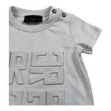 John Richmond T-Shirt Girocollo Tinta Unita con Logo per Neonato RIP26015TS GRIGIO JOHN RICHMOND 