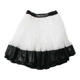 Twinset Gonna Tinta Unita con Elastico In Vita per Bambina 221GJ2QAC BIANCO TWINSET 