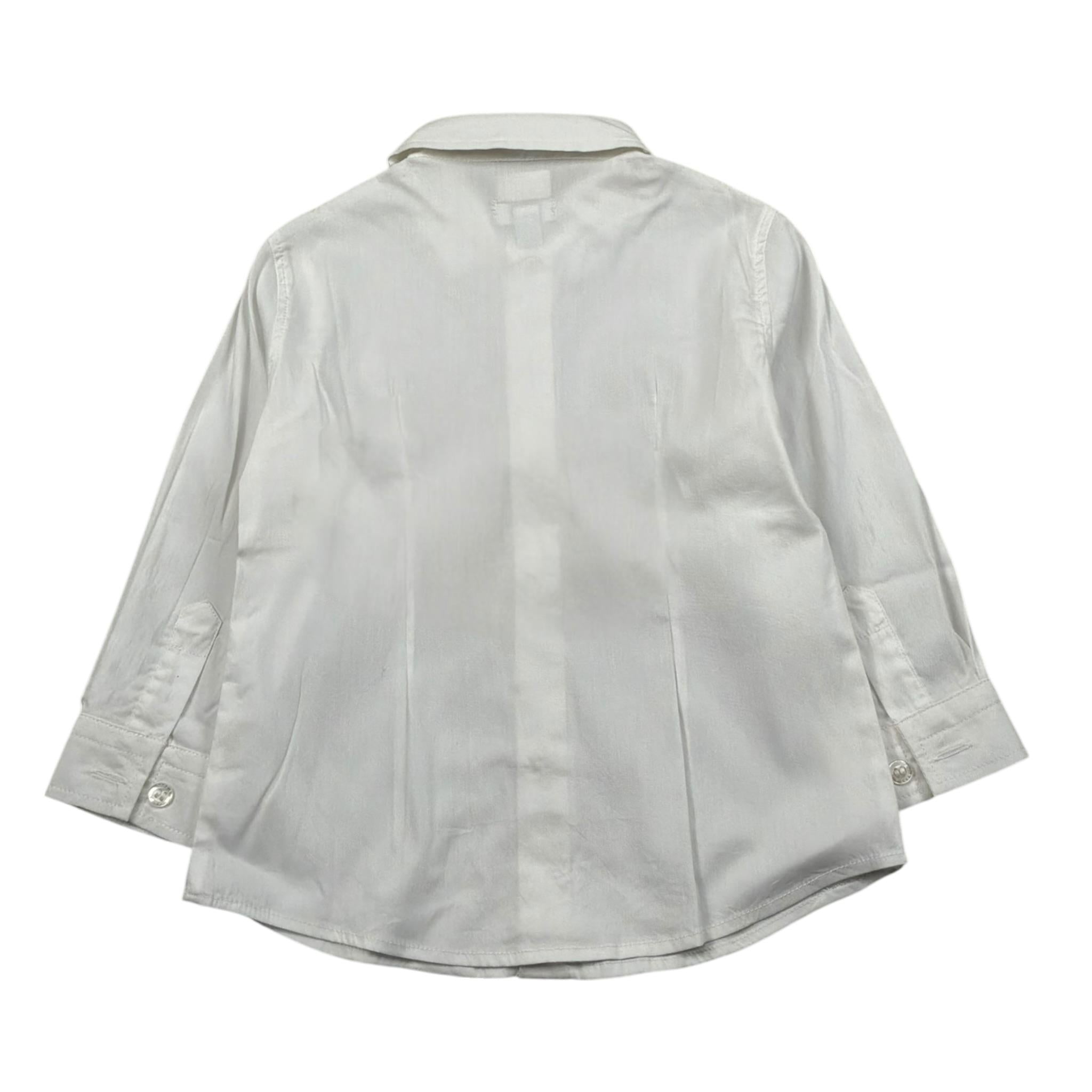 Baby A. Camicia Manica Lunga Tinta Unita per Neonato CMBB BIANCO BABY A. 