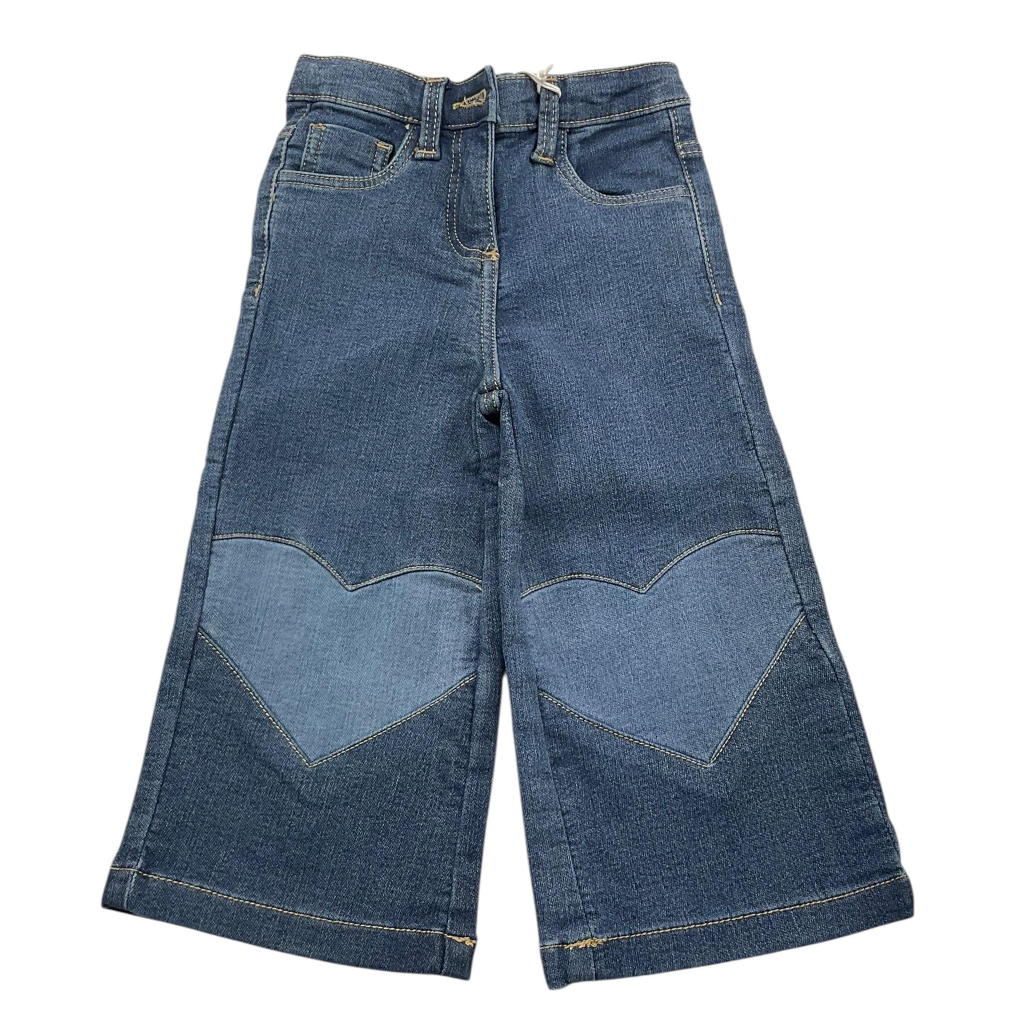 LOSAN jeans tinta unita modello zampa Blu per Neonata 51030764664015 BLU LOSAN 
