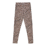 LIU JO leggins tinta unita con fantasia maculata Beige per Bambina GF1197 BEIGE LIU JO 