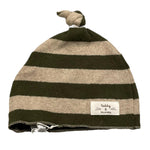 TEDDY E MINOU cappello fantasia a righe Verde/beige per Neonato I23AC020M1087 VERDE/BEIGE TEDDY E MINOU 