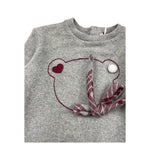 LE BEBE' maglia girocollo tinta unita Grigio per Neonata LBG6089 GRIGIO LE BEBE' 