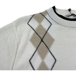 Paolo Pecora T-Shirt Girocollo Tinta Unita con Ricami In Maglia per Bambino PP4284 BIANCO PAOLO PECORA 