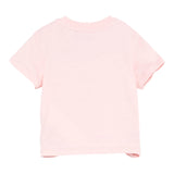 Moschino T-Shirt Girocollo Tinta Unita con Orso per Neonata MFM047 ROSA MOSCHINO 