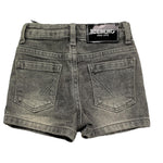 Iceberg Bermuda Tinta Unita In Denim con Girovita Regolabile per Bambino BMICE5108BJ GRIGIO ICEBERG 