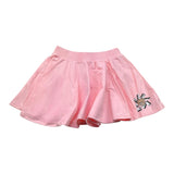 Moschino Gonna Tinta Unita con Stampa per Bambina HDJ047 ROSA MOSCHINO 