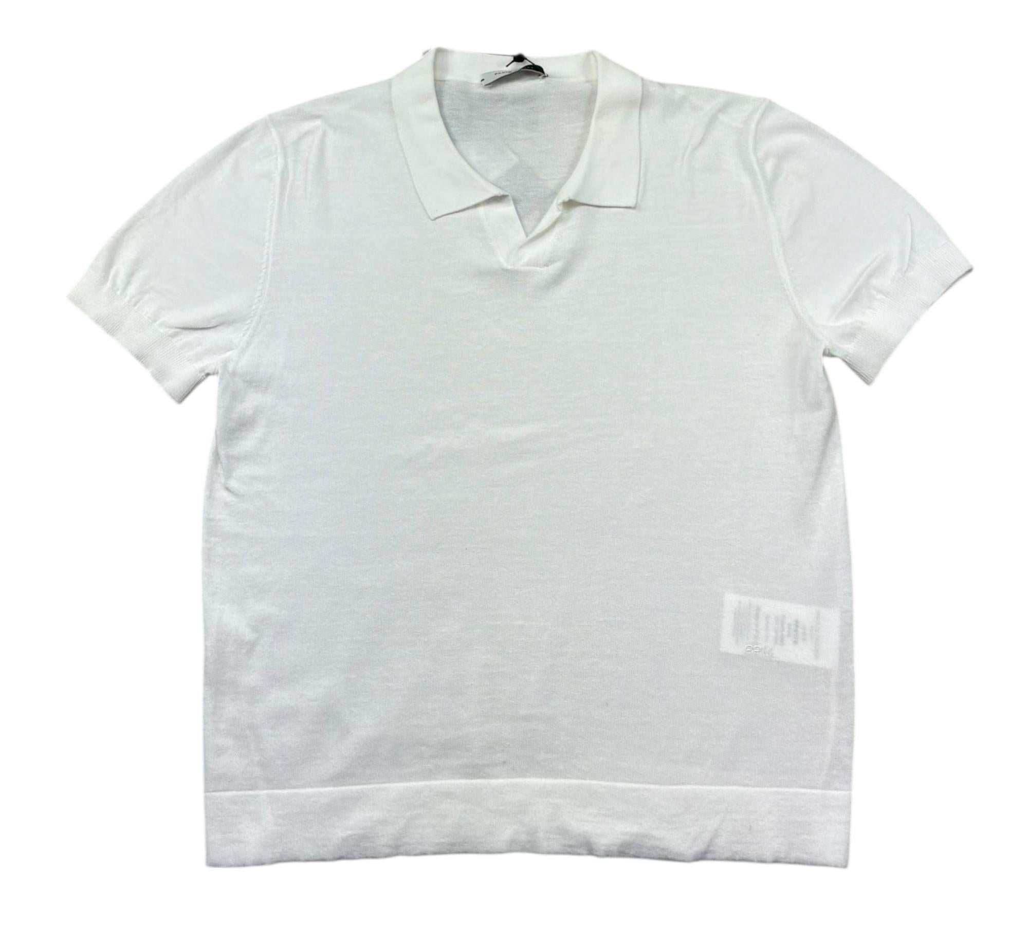 Paolo Pecora Polo Mezza Manica Tinta Unita per Bambino PP4176 BIANCO PAOLO PECORA 