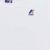 K-Way T-Shirt Girocollo Tinta Unita per Bambino K007JE0 BIANCO K-WAY 