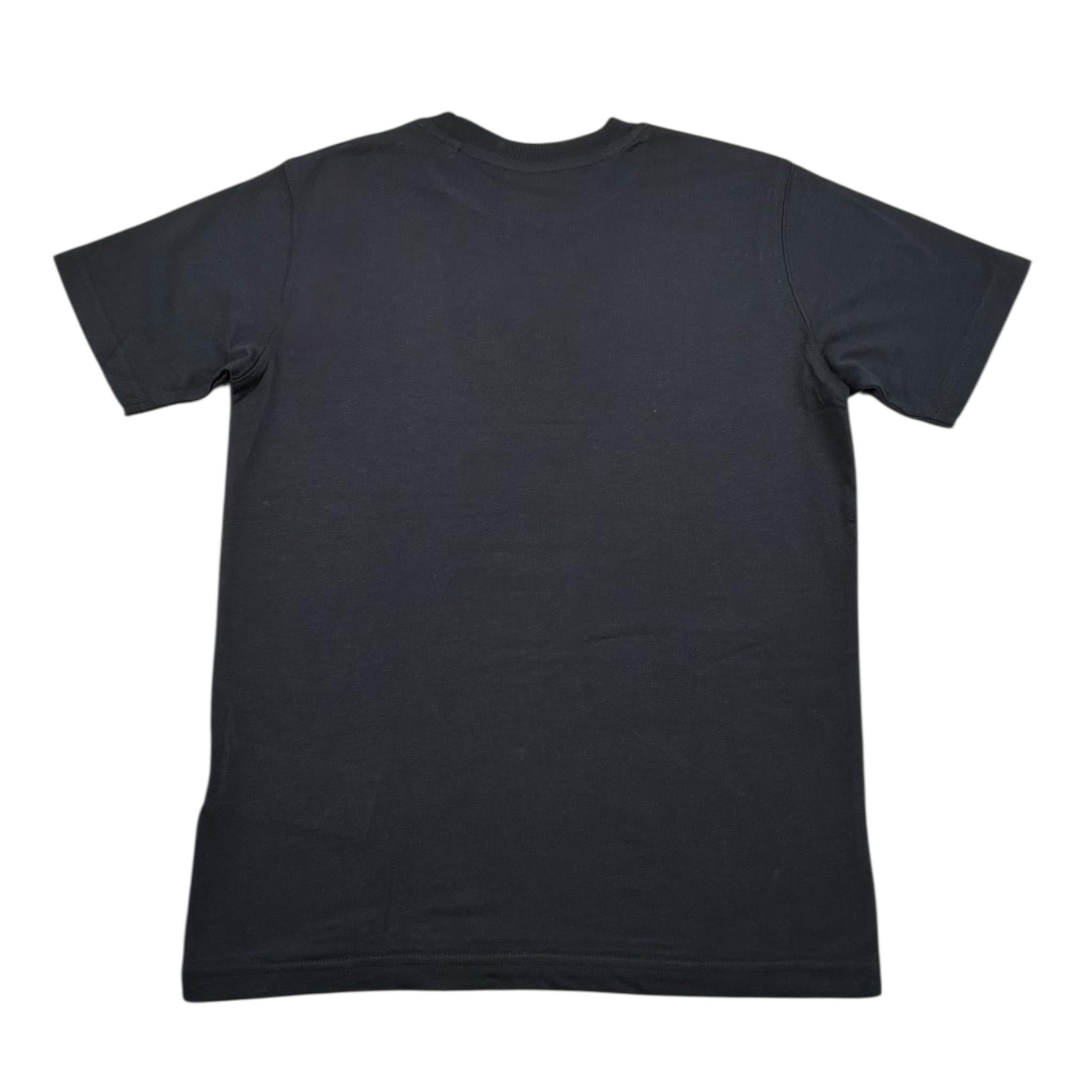 New Balance T-Shirt Girocollo Tinta Unita con Stampa Logo per Bambino LAKB0009 NERO NEW BALANCE 