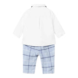 MAYORAL completo 3pz pantalone-camicia-papillions Azzurro per Neonato 2520 AZZURRO MAYORAL 