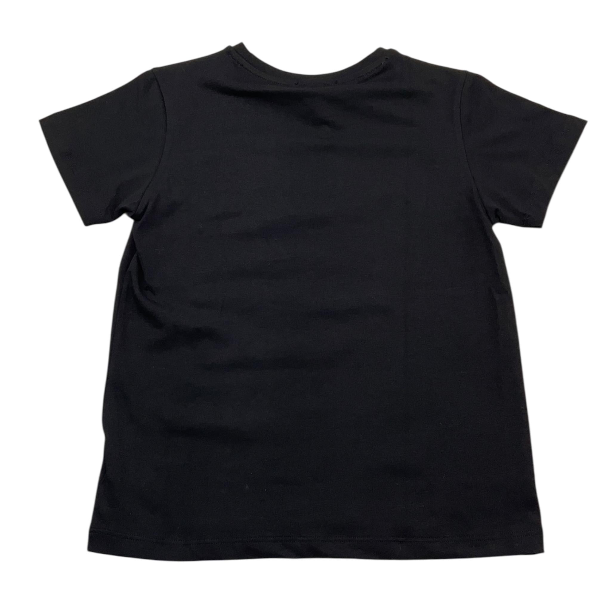 Daniele Alessandrini T-Shirt Girocollo Tinta Unita con Taschino per Bambino 1236M00197 NERO DANIELE ALESSANDRINI 