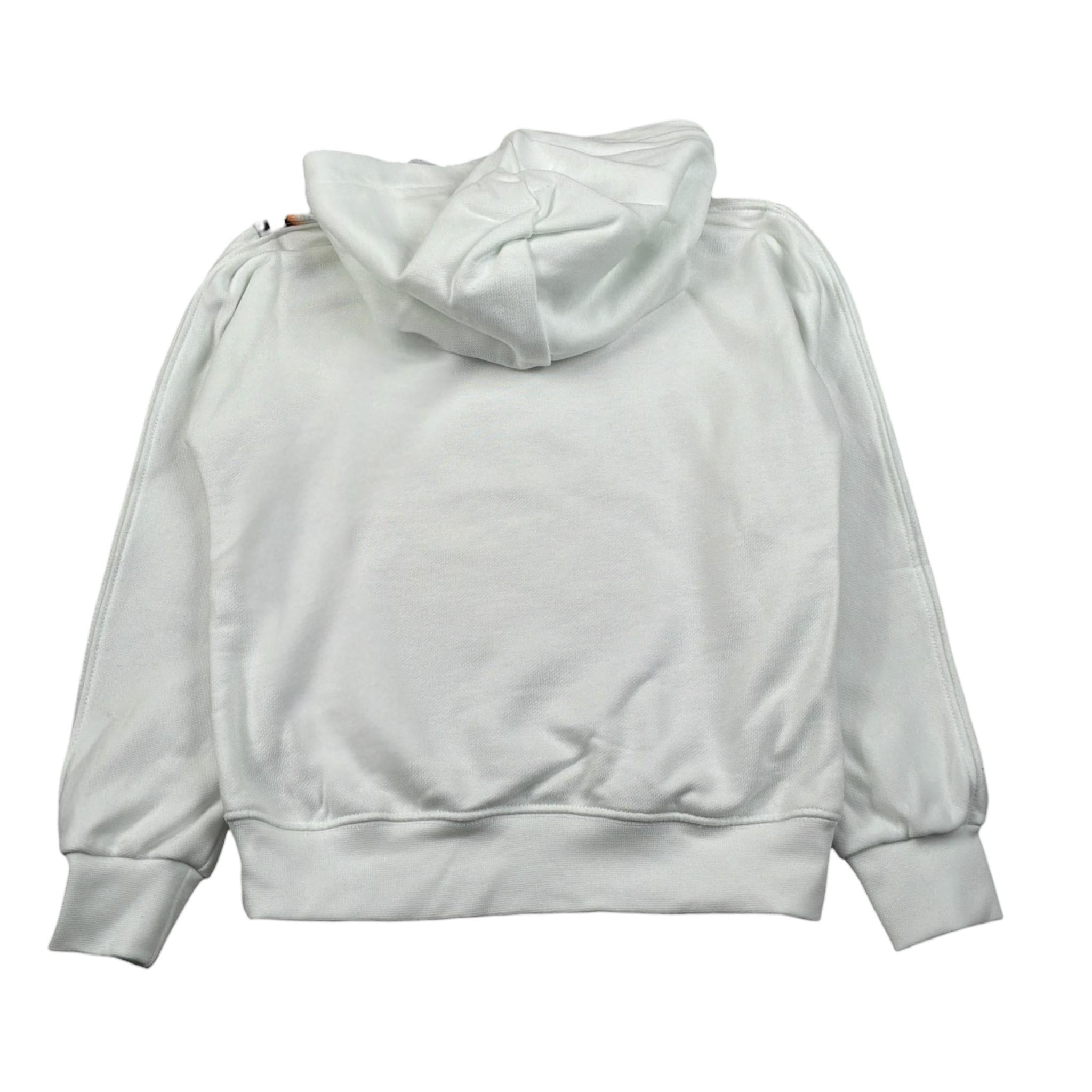 Disclaimer Felpa Chiusa con Cappuccio Tinta Uita con Stampe Bianco per Bambino 25EDK58444 BIANCO DISCLAIMER 