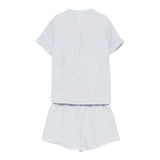 Il Gufo Completo 2 Pezzi Camicia-Bermuda Tinta Unita per Neonato P25DP517L6009 BIANCO IL GUFO 