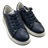 Cesare Paciotti Sneakers Tinta Unita Con Suola In Contrasto Blu Per Bambino