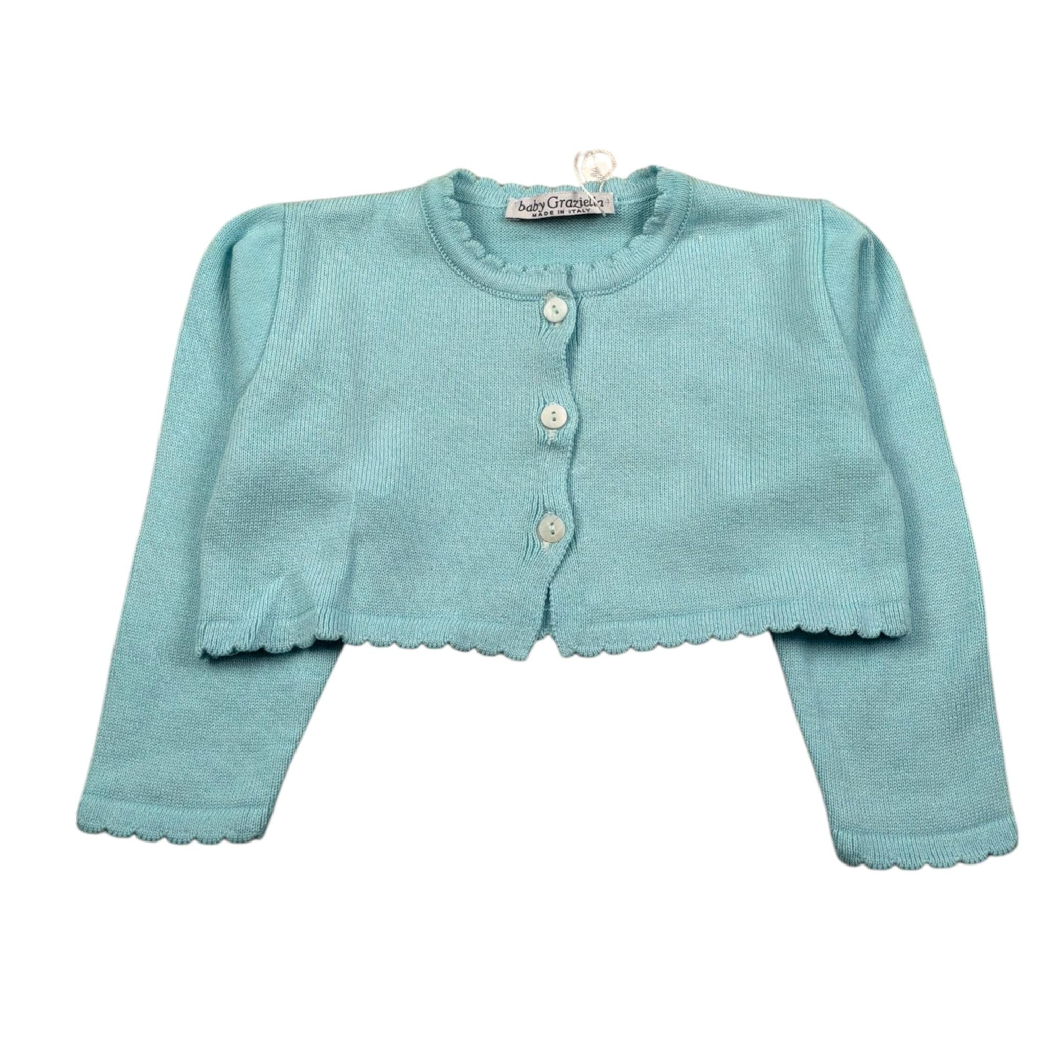 Baby Graziella Coprispalle Tinta Unita per Neonata 1351523 AZZURRO BABY GRAZIELLA 