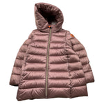 SAVE THE DUCK giubbino tinta unita con zip e cappuccio Rosa per Bambina J40279G ROSA SAVE THE DUCK 